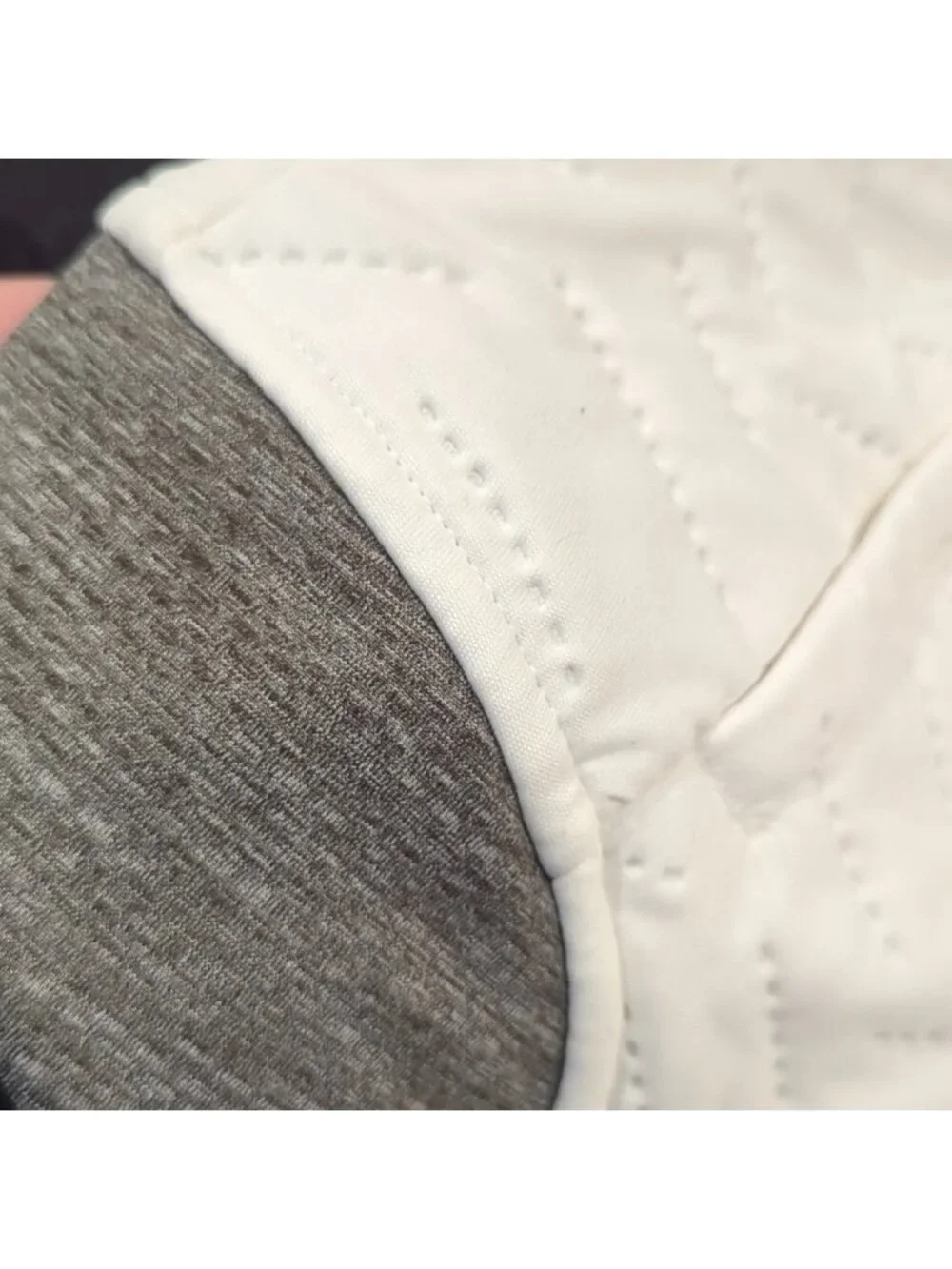Under Armour White and Gray Vest for Active Wear